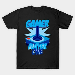 VIDEO GAME - CLASSIC RETRO GAMER JOYSTICK - PLAYER ONE T-Shirt